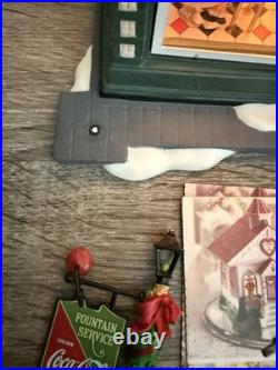 Dept 56 Christmas in the City Series 2004 Coca-Cola Soda Fountain Please Read
