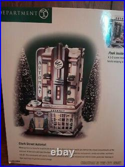 Dept 56 Christmas in the City Series Clark Street Automat Diner Coffee Shop NEW