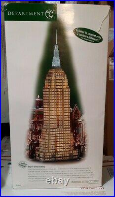 Dept 56 Christmas in the City Series Lighted Empire State Building #56.59207 New