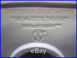 Dept 56 Christmas in the City Series The Majestic Theater 25th Anniversary