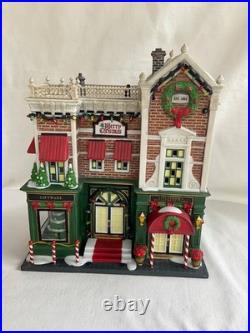 Dept 56 Christmas in the City Series Visiting Santa At Finestrom's