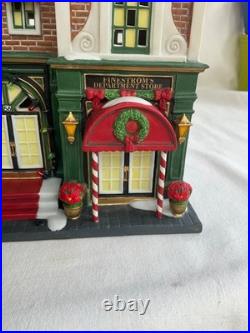 Dept 56 Christmas in the City Series Visiting Santa At Finestrom's