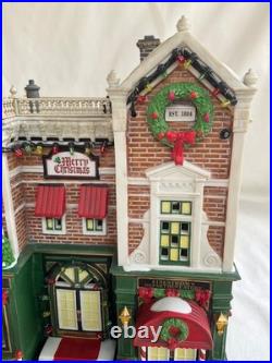 Dept 56 Christmas in the City Series Visiting Santa At Finestrom's