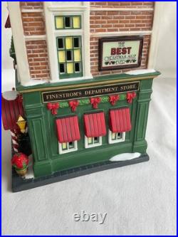Dept 56 Christmas in the City Series Visiting Santa At Finestrom's