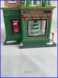 Dept 56 Christmas in the City Series Visiting Santa At Finestrom's