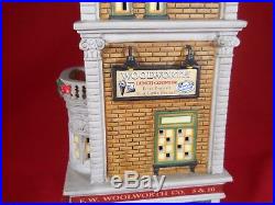 Dept 56 Christmas in the City Series WOOLWORTH'S Lit Building RARE