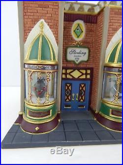 Dept 56 Christmas in the City Sterling Jewelers #58926 Good Condition