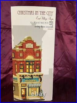 Dept 56 Christmas in the City, Swing Town Records 4036492 NIB