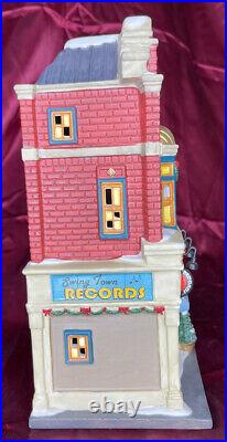 Dept 56 Christmas in the City, Swing Town Records 4036492 NIB
