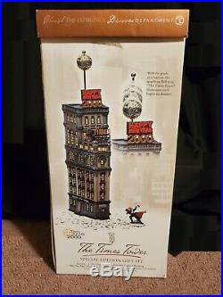 Dept 56 Christmas in the City THE TIMES TOWER #55510 Special Edition Gift Se