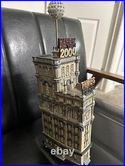 Dept 56 Christmas in the City THE TIMES TOWER Excellent Shape