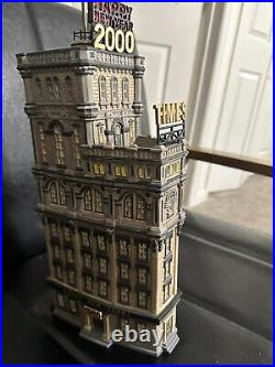 Dept 56 Christmas in the City THE TIMES TOWER Excellent Shape