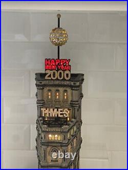 Dept 56 Christmas in the City THE TIMES TOWER Times Square 55510 Complete/Works