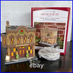 Dept 56 Christmas in the City THOMPSON'S FURNITURE Store Building NEW Read