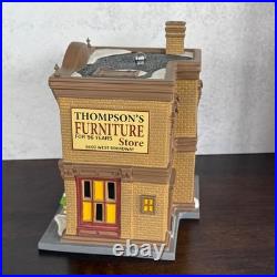 Dept 56 Christmas in the City THOMPSON'S FURNITURE Store Building NEW Read