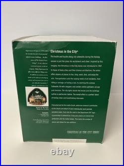 Dept 56 Christmas in the City Tavern in the Park Restaurant #58928 with Box