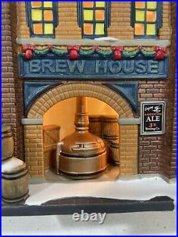 Dept 56 Christmas in the City The Brew House 4036491 & Tapping The Keg 4036498