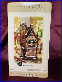 Dept 56 Christmas in the City, The Candy Counter #59256 NEW, LTD ED of 8000