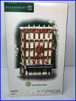 Dept 56 Christmas in the City The Ed Sullivan Theater New in Box 2004 CBS