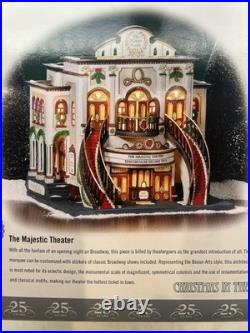 Dept 56 Christmas in the City The Majestic Theater #56 58913 New