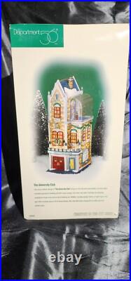 Dept 56 Christmas in the City University Club #58945 Item#309
