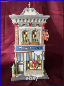 Dept 56 Christmas in the City, Wakefield Books, No box/sleeve, EXTRA SIGN
