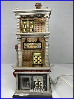 Dept 56 Christmas in the City Woolworth's Shop Building Village 59249 Small Flaw