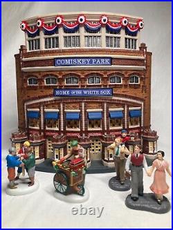 Dept 56, Christmas in the city MLB Series, Comiskey Park with 3 accessories, NEW