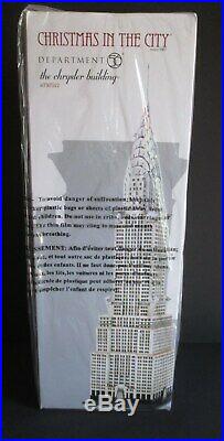 Dept 56 Chrysler Building 4030342 Christmas In The City New Sealed