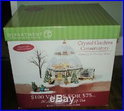 Dept. 56 Crystal Garden Conservatory Gift Set withBox Christmas in the City