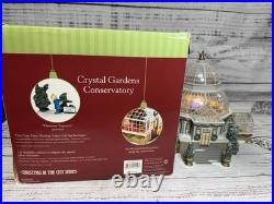 Dept. 56 Crystal Garden Conservatory Greenhouse Christmas In The City 2004 Dept. 56 Crystal Garden Conservatory Greenhouse Christmas In The City 2004