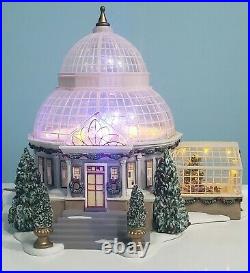 Dept 56 Crystal Gardens Conservatory Christmas in the City Series Missing Items