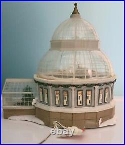 Dept 56 Crystal Gardens Conservatory Christmas in the City Series Missing Items