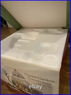 Dept 56 Crystal Gardens Conservatory Christmas in the City With Box