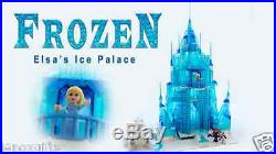 Dept 56 DISNEY FROZEN ICE PALACE ELSA s ANNA Olaf Kristoff Oaken 8 Pc Lighted