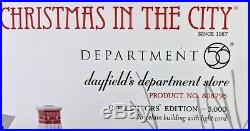 Dept 56 Dayfield's Department Store (808795) Christmas In The City NEW