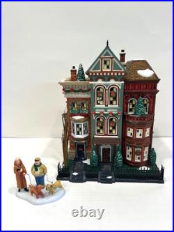 Dept 56 EAST ROW VILLAGE HOUSES (2 pcs) 56.59266 Christmas In The City NIB Dept 56 EAST ROW VILLAGE HOUSES (2 pcs) 56.59266 Christmas In The City NIB