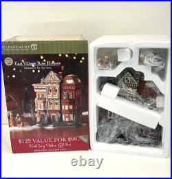 Dept 56 EAST ROW VILLAGE HOUSES (2 pcs) 56.59266 Christmas In The City NIB Dept 56 EAST ROW VILLAGE HOUSES (2 pcs) 56.59266 Christmas In The City NIB