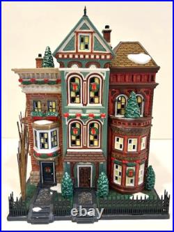 Dept 56 EAST ROW VILLAGE HOUSES (2 pcs) 56.59266 Christmas In The City NIB Dept 56 EAST ROW VILLAGE HOUSES (2 pcs) 56.59266 Christmas In The City NIB