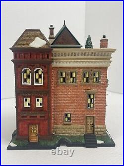 Dept 56 East Village Row Houses 2007 Retired Christmas In The City No Figures