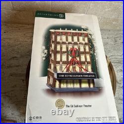 Dept 56 Ed Sullivan Theater #59233 Christmas in the City 2004 Retired NEW