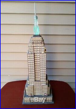 Dept 56 Empire State Building Christmas In The City 59207 D56 3 Color Light