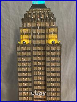 Dept 56 Empire State Building Lights Tested Original Box Historical Landmark