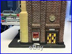 Dept 56 Fox Theater With It's A Wonderful Life Marquee Very Rare Collectors Item