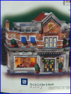 Dept 56 GM Hensley Cadillac & Buick Christmas in the City 59235