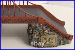 Dept 56 GOLDEN GATE BRIDGE Christmas In The City Historical Landmark READ