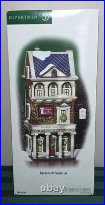 Dept 56 Garden of Santorini Christmas in the City Village House with original box