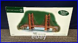 Dept 56 Golden Gate Bridge Christmas In The City Series Historical Landmark NEW