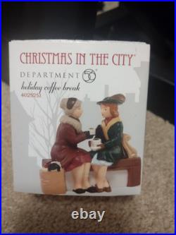 Dept 56 HOLIDAY COFFEE BREAK #4025251 Figurine Christmas In The City