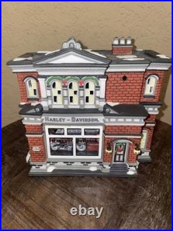 Dept 56 Harley Davidson City Dealership 59202 Christmas In The City 2002